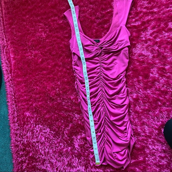 Pink Ruched Dress - Picture 12 of 16